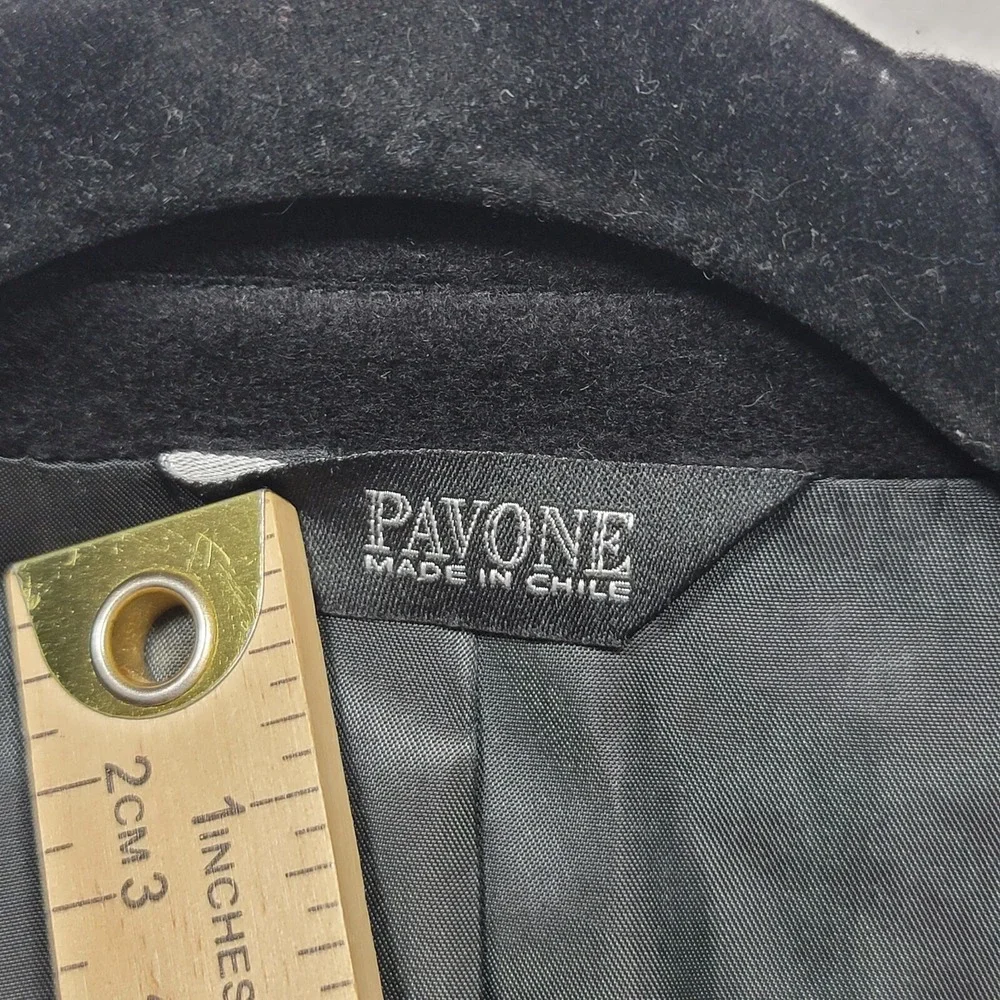 PAVONE Mens 48R Black Super Soft 100% Cashmere Blazer Sport Coat Suit Jacket